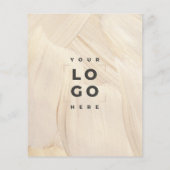 色彩の鮮やかエレガント抽象芸術ニュートラルQRコード チラシ (裏面)