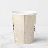 色彩の鮮やかエレガント抽象芸術ニュートラルQRコード 紙コップ (右)