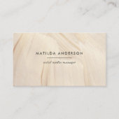 色彩の鮮やかエレガント・ニュートラルシンプル抽象芸術 名刺 (正面)