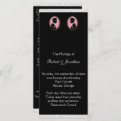 色彩の鮮やかグルームシルエットゲイ結婚式 プログラム (正面/裏面)