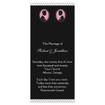 色彩の鮮やかグルームシルエットゲイ結婚式 プログラム