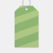 色彩の鮮やかストライプイースター卵 ギフトタグ (裏面)