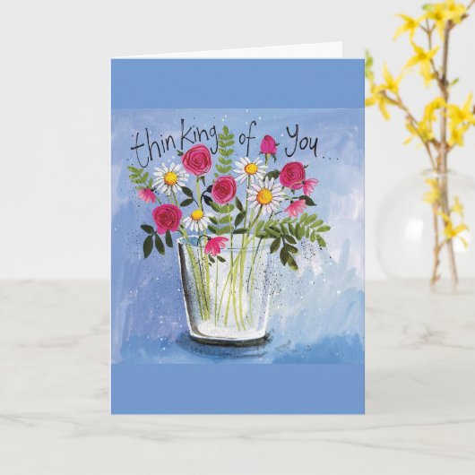 色彩の鮮やかハートが誕生日カード考えを送信 カード (黄色い花)