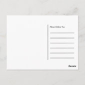 色彩の鮮やかハート感謝祭パーティの招待状 ポストカード (裏面)