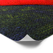 色彩の鮮やかハート ポスター (角)