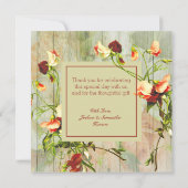 色彩の鮮やかフェンスと春の花あり (裏面)