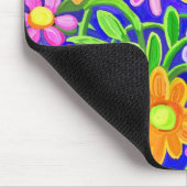 色彩の鮮やかフローラデザイン マウスパッド (コーナー)