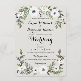 色彩の鮮やかフローラ結婚式招待状 招待状