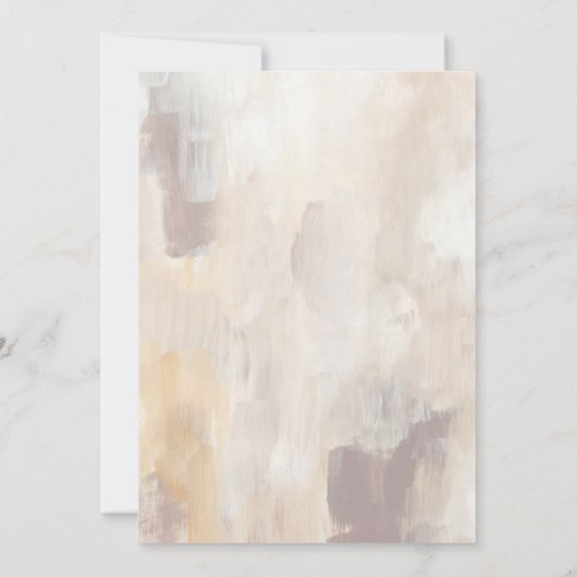 色彩の鮮やかベージュとクリームエレガントな結婚式 (裏面)