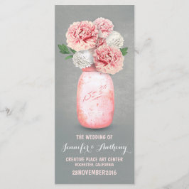 色彩の鮮やかメイスンの結婚式 プログラム