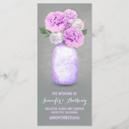 色彩の鮮やかメイスンの結婚式 プログラム