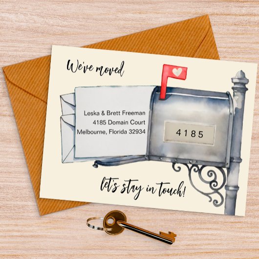 色彩の鮮やかメイルボックスの水彩移行のお知らせ 招待状