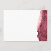 色彩の鮮やかモダンマルサシンプルラの結婚式 エンクロージャーカード (裏面)
