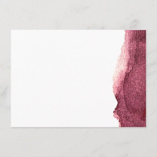 色彩の鮮やかモダンマルサシンプルラの結婚式 エンクロージャーカード (裏面)