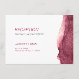 色彩の鮮やかモダンマルサシンプルラの結婚式 エンクロージャーカード