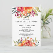 色彩の鮮やかモダン花のリハ結婚サル 招待状 (スタンド正面)
