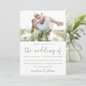 色彩の鮮やかモダンWildflowers写真結婚s 招待状 (スタンド正面)