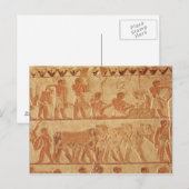 色彩の鮮やかレリーフ、 浮き彫り ポストカード (正面/裏面)