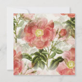 色彩の鮮やかヴィンテージフローラ保存日 セーブザデート (裏面)