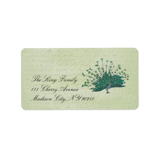 色彩の鮮やかヴィンテージラベル ラベル (正面)