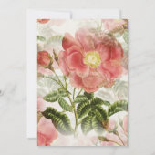 色彩の鮮やかヴィンテージ 招待状 (裏面)