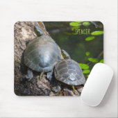 色彩の鮮やか亀 マウスパッド (マウス)
