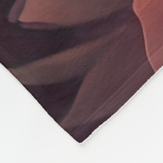 色彩の鮮やか咲きはっきりした花 フリースブランケット (角)