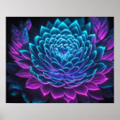 色彩の鮮やか咲き花5:4 ポスター (正面)