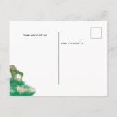 色彩の鮮やか国モダン家引越案内 案内ポストカード (裏面)