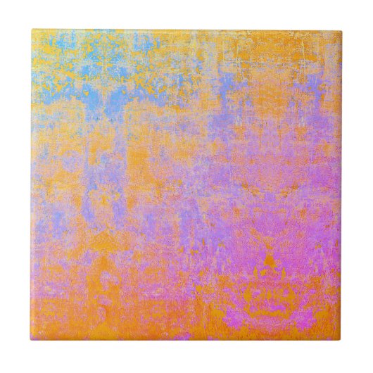 色彩の鮮やか地 タイル (正面)