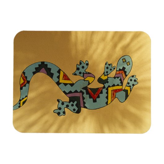 色彩の鮮やか壁、ツーソン、アリゾナ マグネット (横)