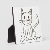 色彩の鮮やか子猫 フォトプラーク (正面)