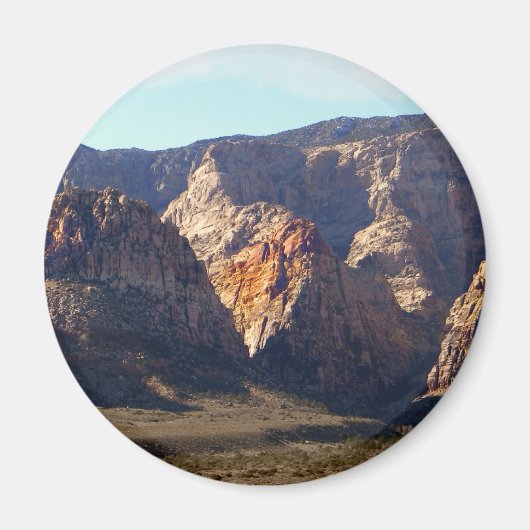 色彩の鮮やか山 マグネット (正面)