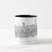 色彩の鮮やか州,サン・フランシス統一されたコ マグカップ (中央)