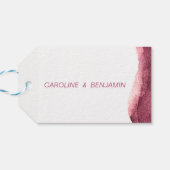 色彩の鮮やか感謝していごシンプル結婚のご機嫌をモダンます ギフトタグ (裏面横)