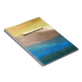 色彩の鮮やか抽象芸術 ノートブック (右側)