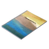 色彩の鮮やか抽象芸術 ノートブック (左側)