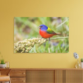 色彩の鮮やか文食べ物を与え文 キャンバスプリント (インサイチュ (リビング))