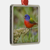 色彩の鮮やか文食べ物を与え文 メタルオーナメント (右)