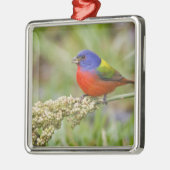 色彩の鮮やか文食べ物を与え文 メタルオーナメント (左)