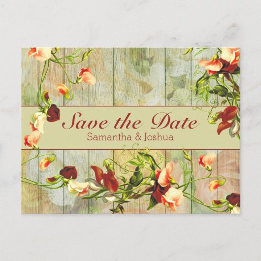 色彩の鮮やか春の花 ポストカード (正面)