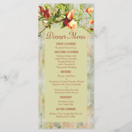 色彩の鮮やか春の花 メニュー