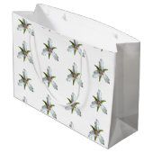 色彩の鮮やか春野草模様 ラージペーパーバッグ (裏面アングル)