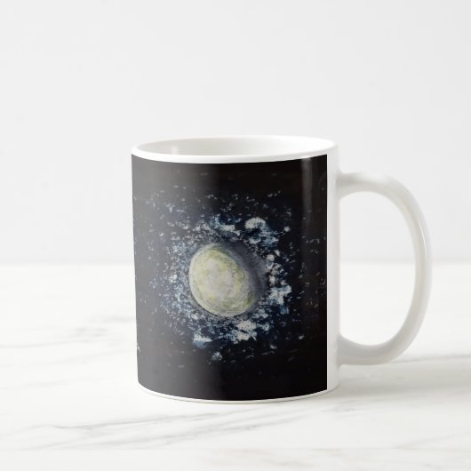 色彩の鮮やか月 コーヒーマグカップ (右)