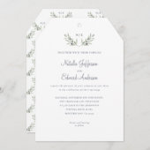 色彩の鮮やか水色オリーブの枝+水色 (正面/裏面)