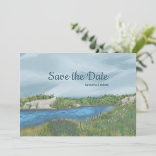 色彩の鮮やか海辺の日付を保存 セーブザデート (スタンド正面)