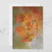 色彩の鮮やか紅葉感謝祭招待状 招待状 (裏面)