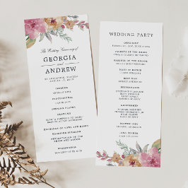 色彩の鮮やか結婚開花式 プログラム