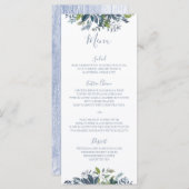 色彩の鮮やか結婚Greeneryメニュー メニュー (正面/裏面)