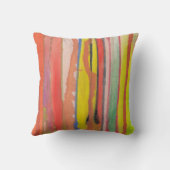 色彩の鮮やか線 クッション (裏面)